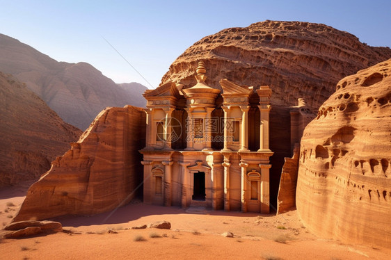 沙漠宗教建筑图片