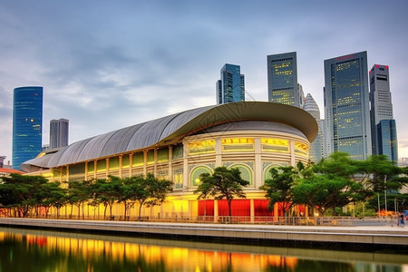 新加坡市中心建筑图片