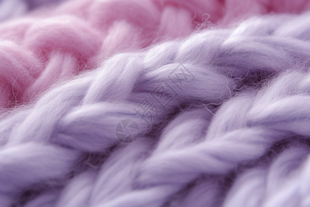 手工针织的羊毛围巾图片