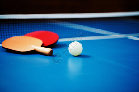 乒乓球比赛室内娱乐的乒乓球运动背景