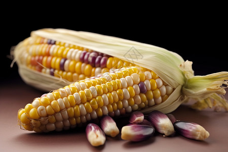 农业健康新鲜玉米背景图片