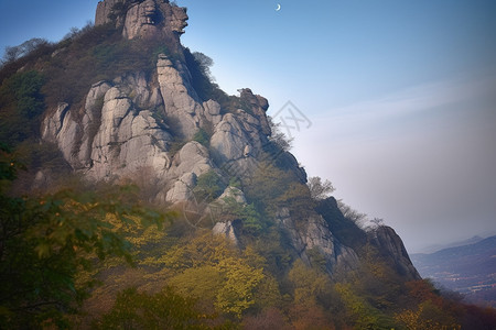 夏天的美丽景观背景图片