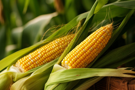 新鲜健康农业作物玉米图片