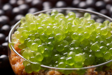 绿色的海藻食品图片