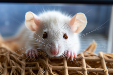 实验的啮齿小白鼠动物图片