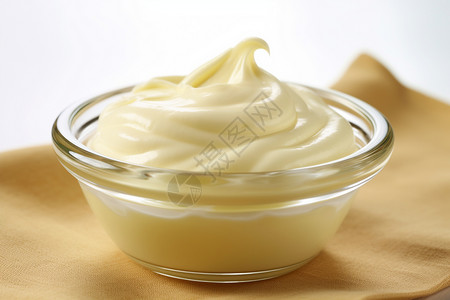 一碗丝滑的奶油图片