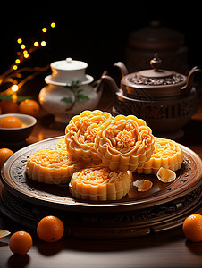 迷人的中国月饼图片