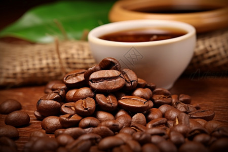 咖啡豆的香气图片