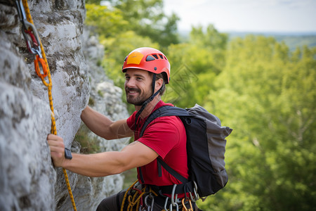 冒险攀岩训练图片