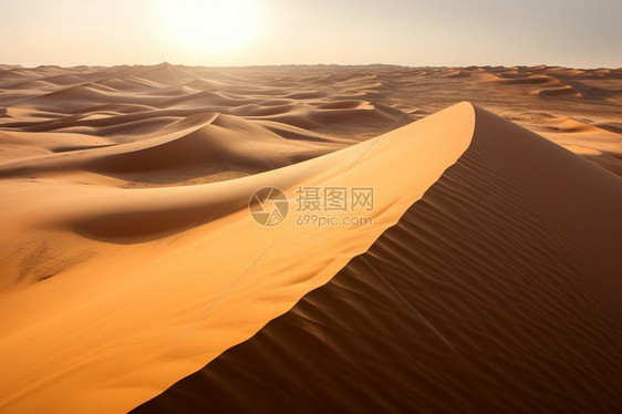 美丽的沙漠风景图片