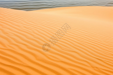 夏日的沙漠背景图片