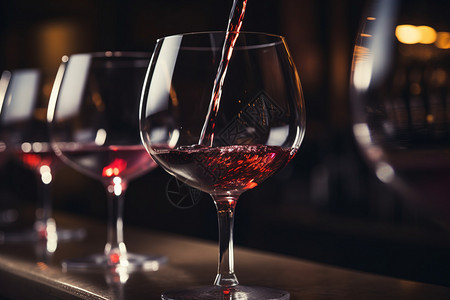 美味的红葡萄酒图片