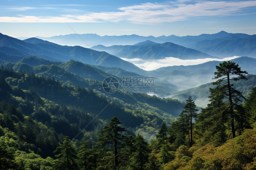 自然山脉荒野图片