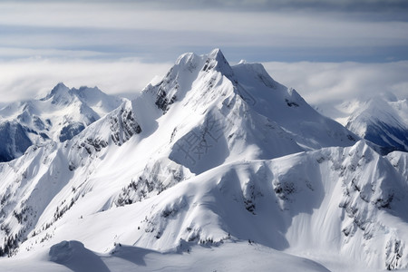 雪山山脉风光图片