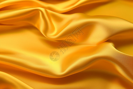 黄色丝绸的背景图片