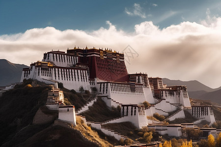 大气的寺庙建筑图片