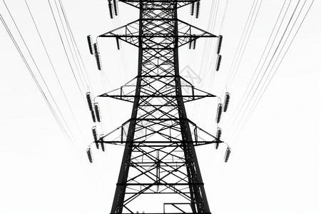 工业高压电塔图片