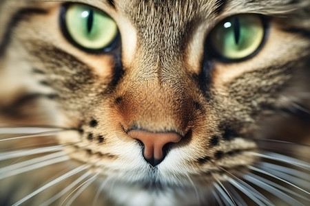 虎斑猫的眼睛图片