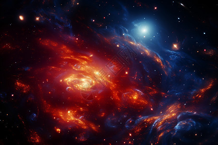 科幻的宇宙星云图片