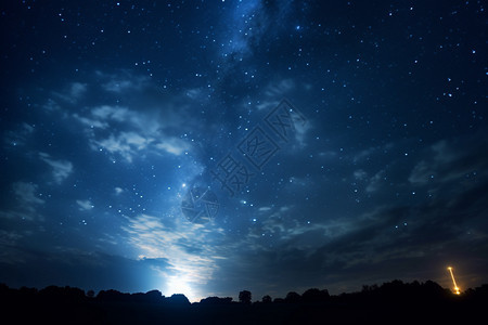 天文学夜晚星空景观图片