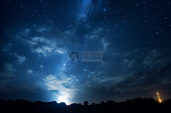 天文学夜晚星空景观图片