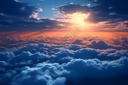 美丽的日出云海图片