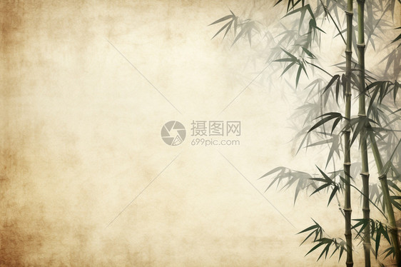 中国风水墨竹子图片