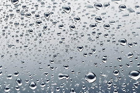 透明的雨滴图片
