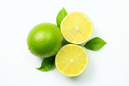 青柠檬背景图片