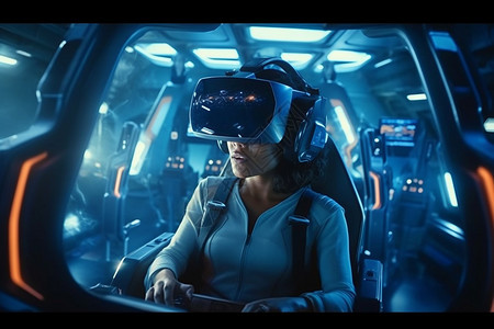 未来主义VR技术图片