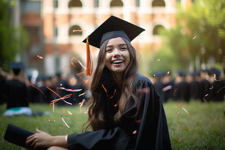 毕业的大学生背景图片