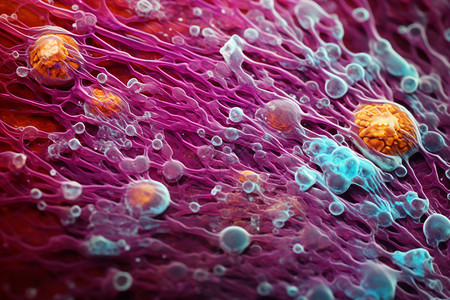 肿瘤细胞背景图片