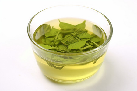 绿色的茶水图片