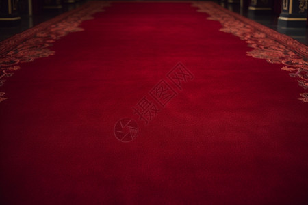 红色的地毯图片