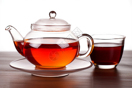 传统健康的茶水图片