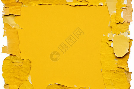 粗糙的黄色墙纸背景图片