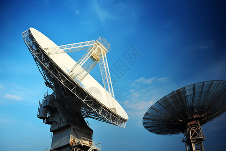 无线卫星通信技术仪器背景