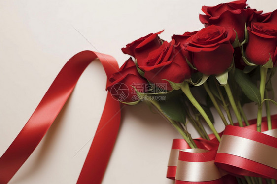情人节的红色玫瑰图片