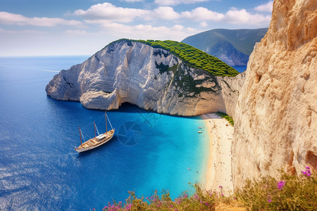 夏天的希腊旅行图片