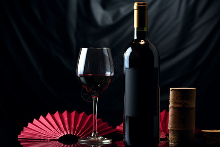 品质优良的葡萄酒图片