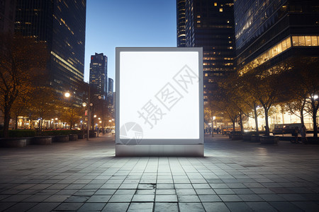 室外道路上的LED屏幕图片