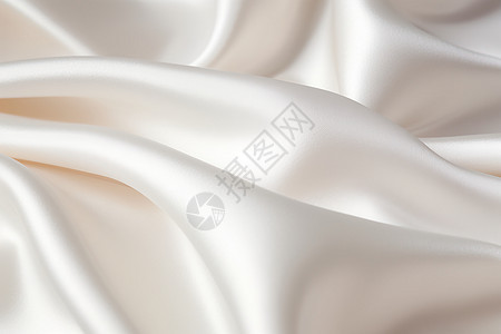 白色丝绸织物面料图片