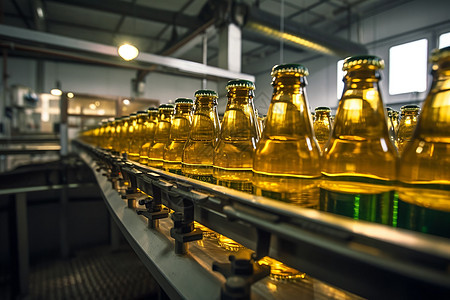 工业啤酒生产工厂图片