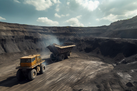 煤炭工业挖掘机图片