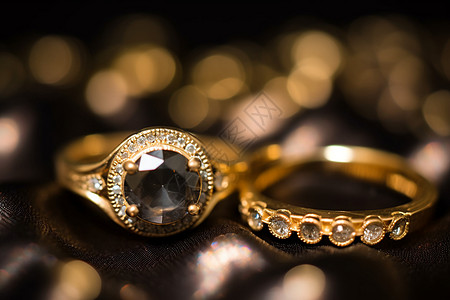 时尚优雅的水晶戒指图片