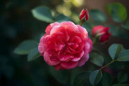 四季花园公园里的四季花背景