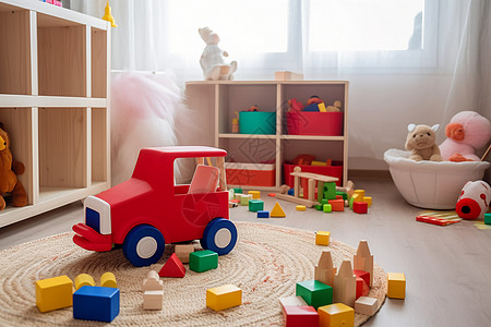 室内家居的儿童玩具房图片