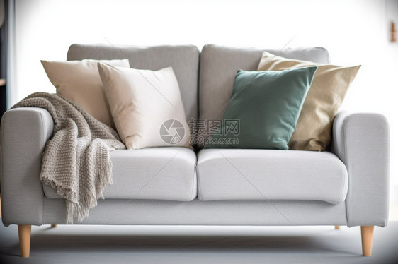 松软舒服的沙发图片