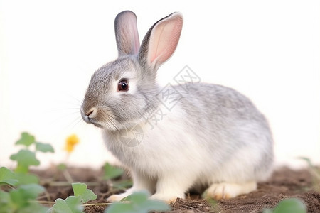 可爱的哺乳动物兔子图片