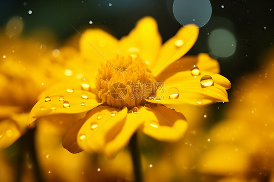 美丽的黄花植物图片